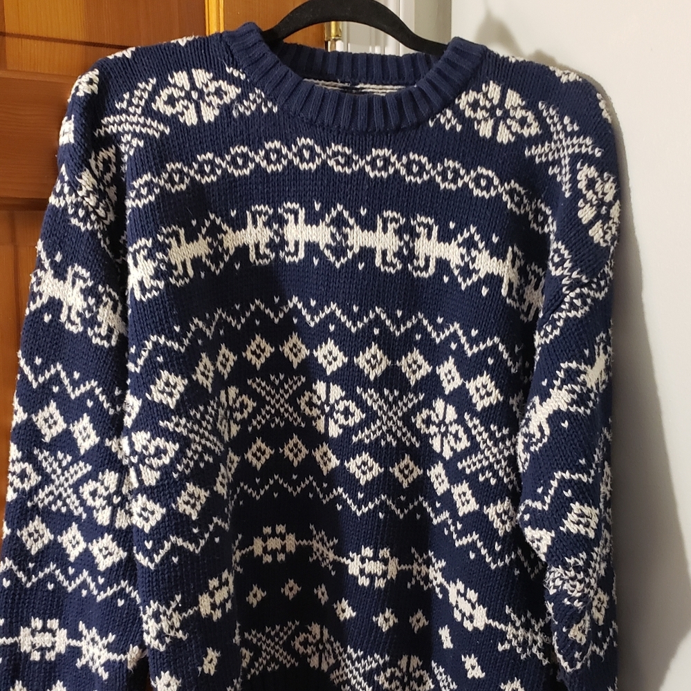Vintage Eddie Bauer Fair Isle Men's Sweater